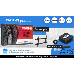 PACK PLAYER + ECRAN 43...