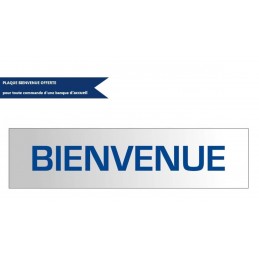 Plaque bienvenue