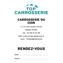 Lot de Carte de rendez-vous...