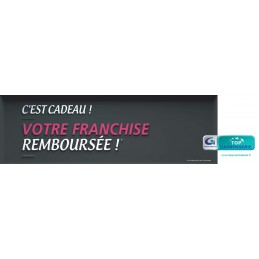 Banderole "VOTRE FRANCHISE...